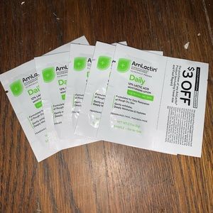 1️⃣0️⃣for$1️⃣0️⃣ (5) AmLactin Daily lactic acid Moisturizing Lotion NWT